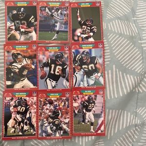 🍎🏈🏈PRO SET CHARGERS FOOTBALL CARDS